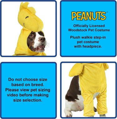 Костюм для домашніх тварин Woodstock від Rubies, для собак та котів, розмір S