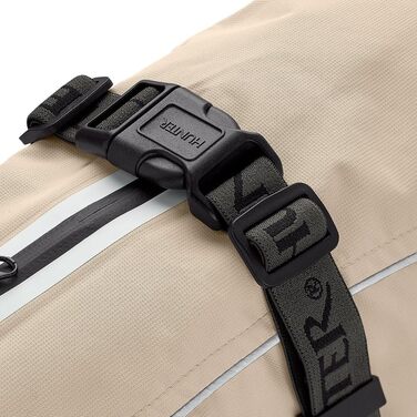 Теплий водовідштовхуючий теплий зимовий накид для собак HUNTER NORDBY, колір кремовий, для маленьких собак, машинне прання, розмір 40x40