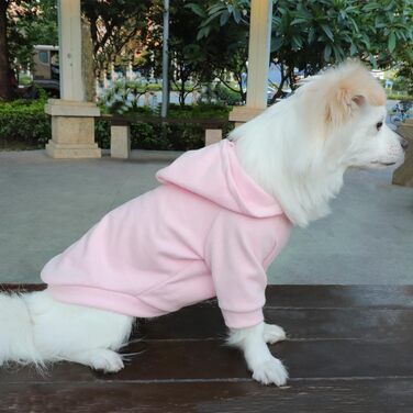 Світшот для великих собак HuaLiSiJi, теплий та легкий, м'яка текстура, для Лабрадорів (5XL, Рожевий)