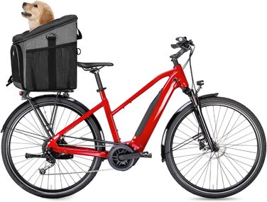 Велосумка для тварин Lixada: переноска-кошик для собак та котів, складна, з сіткою, для малих та середніх порід