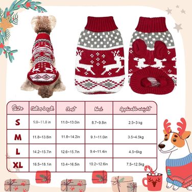 Пуховик для собак на зиму, теплий пуховик для тварин, одяг для собак, червоний, розмір S