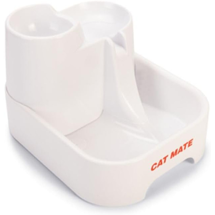 Автоматичний поїльник Cat Mate для котів і малих собак, 2 л, білий