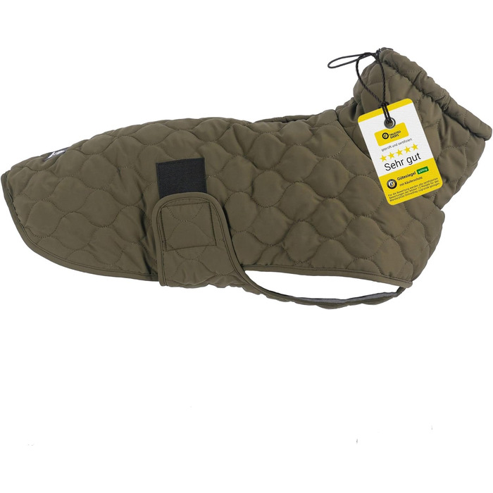 Водонепроникний теплий дощовик для собак Wanderpfote – стильний дощовик для маленьких та середніх собак (зелений, M)