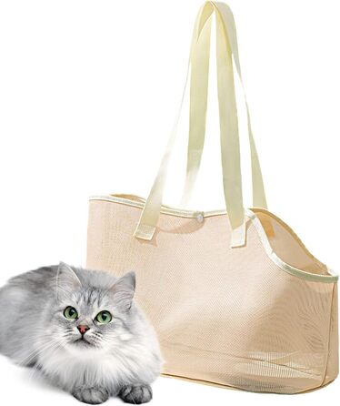 Сумка-переноска для котів та собак, легка, дихаюча, сітка, для маленьких порід