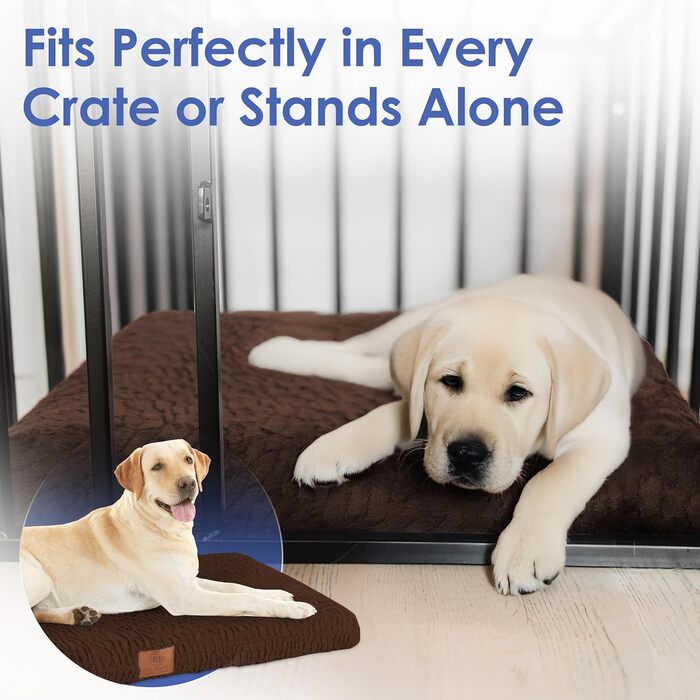 Матрац для собак American Kennel Club з memory foam, ортопедичний, 42x27 см, коричневий