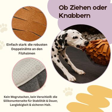 Килимок-нірка для собак: інтелектуальна іграшка та засіб для зайнятості, миючий, нековзний, регульований розмір. Іграшка для собак з мішечком для ласощів та екологічною упаковкою