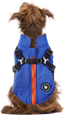 Зимовий теплий накид для собак, бавовняний костюм (XL), водонепроникний, вітронепроникний, двосторонній, теплий, комфортний