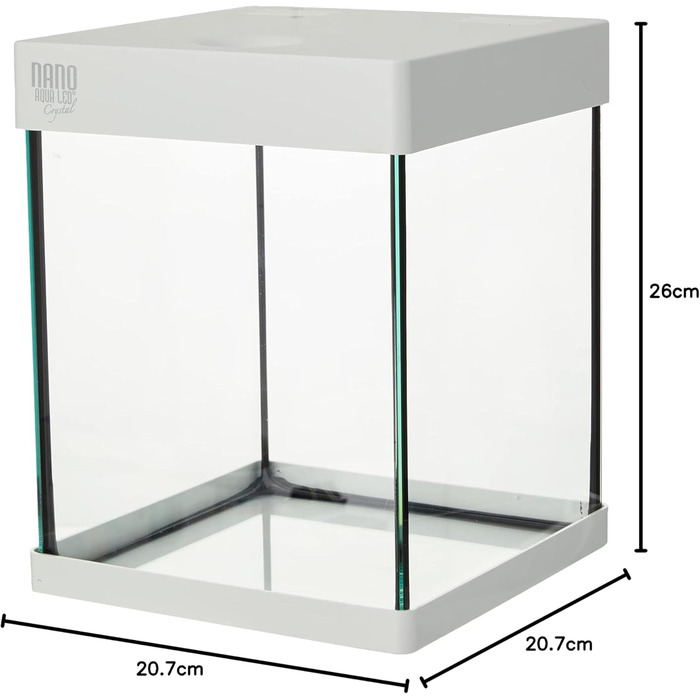 Акваріум ICA KNA10 Nano Aqua LED Crystal, 10 л