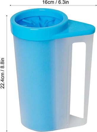 Миска для миття лап собак, силіконовий очищувач лап для домашніх тварин, інструмент для догляду за лапами собак та котів, компактний очищувач лап для подорожей, велика миска для лап