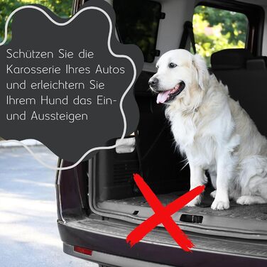 Килимок у багажник для собак Golden Dog, захист сидінь авто, штучна шкіра, 100 x 80 см, сірий