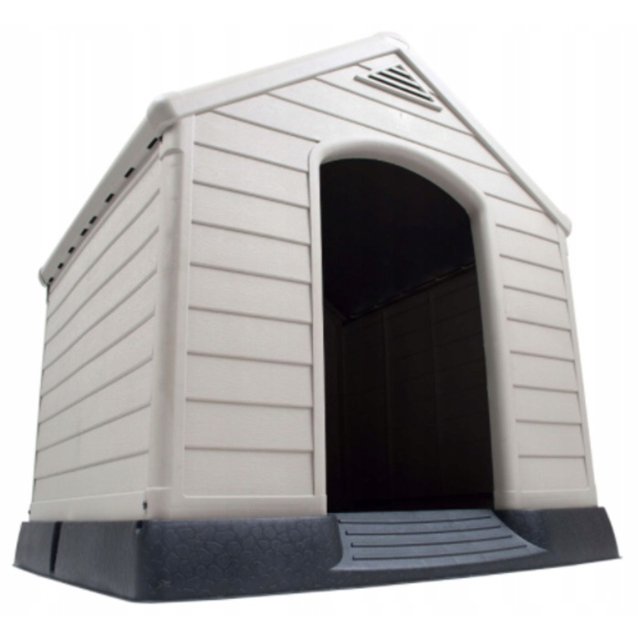 Будка для собак Curver з пластику, зовнішні розміри 99 x 95 x 99 см
