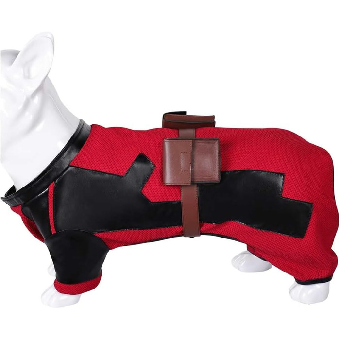 Костюм для собаки, одяг для тварин, Dead Wade, косплей, Хелловін, карнавал, розмір S, червоний