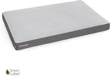 М'який лежак для собак Doctor Bark великих порід, 117x80 см, сірий, GreenLabel (XL, миючий)