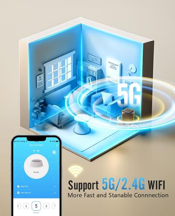 Автоматична годівниця для котів oneisall 5L з двома мисками, Wi-Fi (5G/2.4G), управління через додаток, з нержавіючої сталі, голосовий записувач