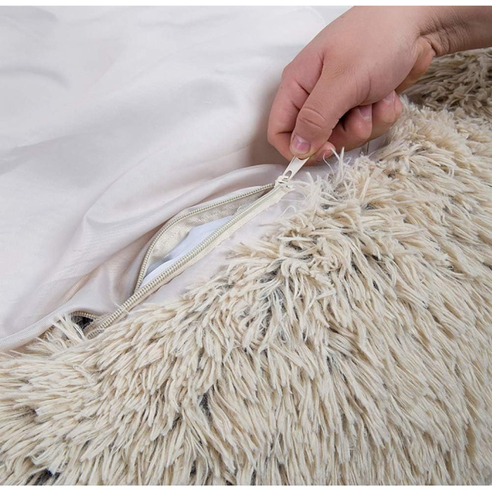 Кругле ліжко для домашніх тварин Maran Deluxe: зручне, м'яке, миється, для котів та собак, 70x70x18 см