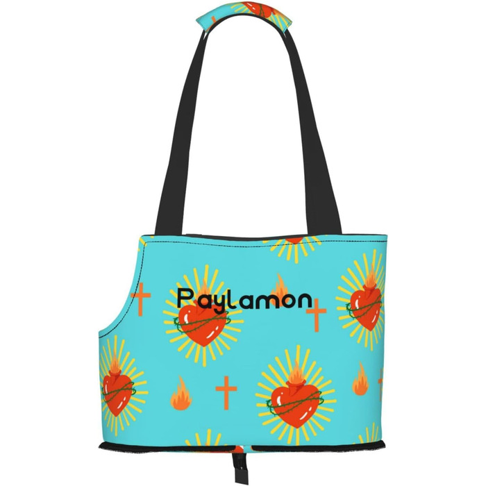 Транспортна сумка-переноска для котів та собак, складна, для подорожей (Love)