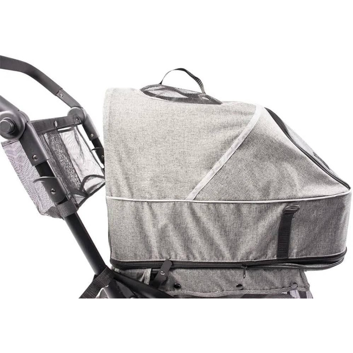 Візок для собак Laroy Group Hundebuggy Pet Buggy Deluxe сірий, 99 x 79 x 49 см, для собак з проблемами мобільності