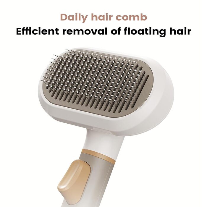 Щітка для собак від випадання шерсті | Антиковзка щітка для грумінгу | Для короткої та довгої шерсті, масаж, купання, прибирання