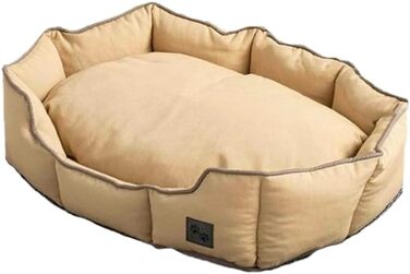 Ліжко для котів та собак English Home, 40x60x17 см, бежеве. Знімний чохол, машинне прання