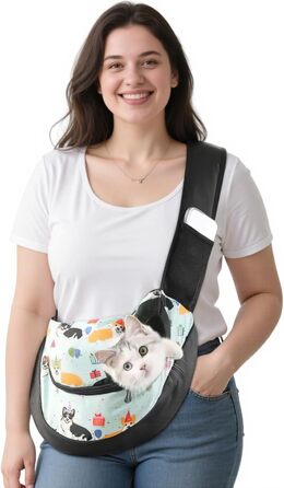 Сумка-переноска для собак та котів ALLSOPETS, блакитний Corgi, S, для подорожей та кемпінгу