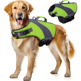 Жилет рятувальний для собак, зелений, L, Limettengrün
