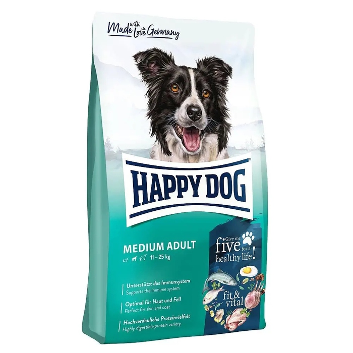 Сухий корм для собак Happy Dog fit & vital Medium Adult, 12 кг