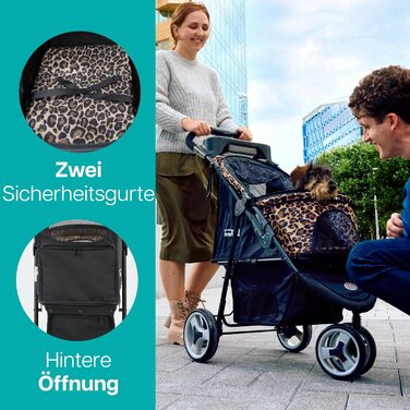 Вигулок Innopet Allure Cheetah - коричневий / чорний