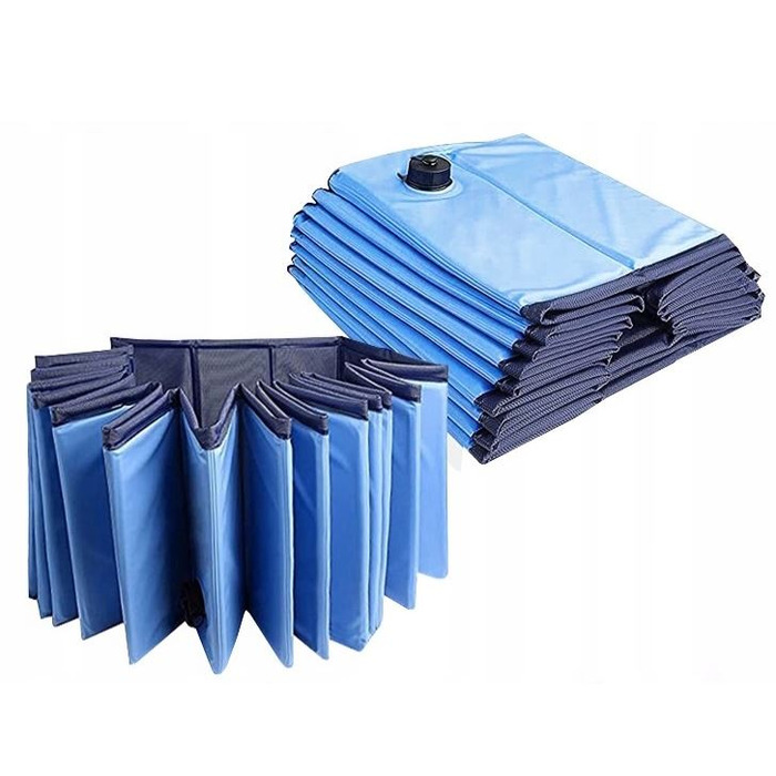 Великий складаний басейн для собак XXL (120x30 см) — для охолодження та купання в саду