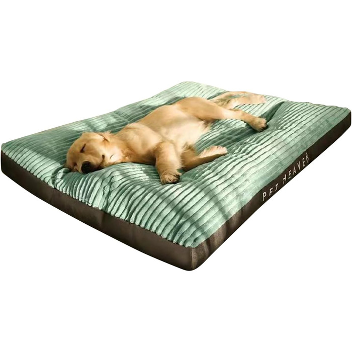 Килимок для собак Petcute великих та середніх порід, м'який, знімний, дихаючий, з неслизьким дном, зелений