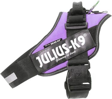 Шлея Julius-K9 IDC Powerharness для собак, фіолетова, розмір 1, з 2 патчами