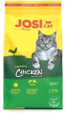 Сухий корм для дорослих котів JosiCat Crunchy з куркою та птицею, 10 кг
