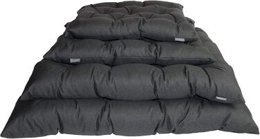 Ортопедичний лежак для собак Mayaadi-Home: м'яке ліжко-кімната для собак, антиалергенне, легко миється, 60x50 см, темно-сірий