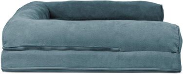 Крісло-ліжко для собак та котів Furhaven з гелевим охолодженням, м'яка піна пам'яті, Deep Pool, 91 x 68 x 16 см