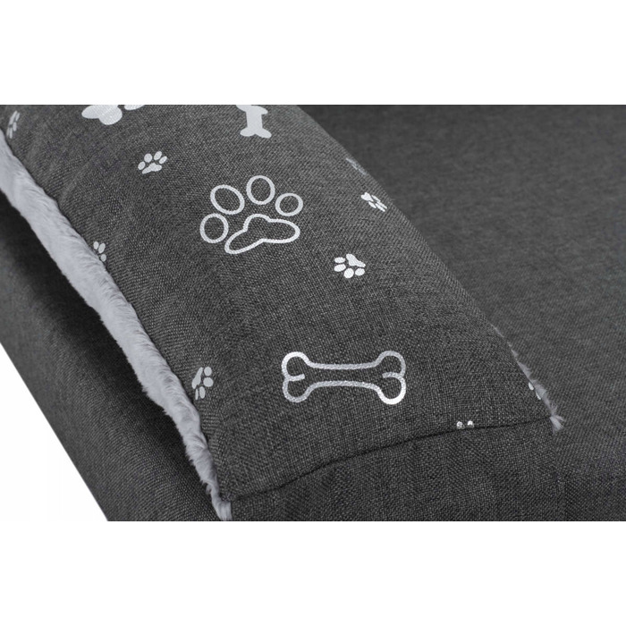 Ліжко для собак 2в1 (диван та матрац) Welsti, 70x50 см, м'яка підстилка-подушка