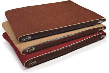 Лежак для собак Scruffs Hilton Memory Foam, середній, 100x70 см, світло-коричневий