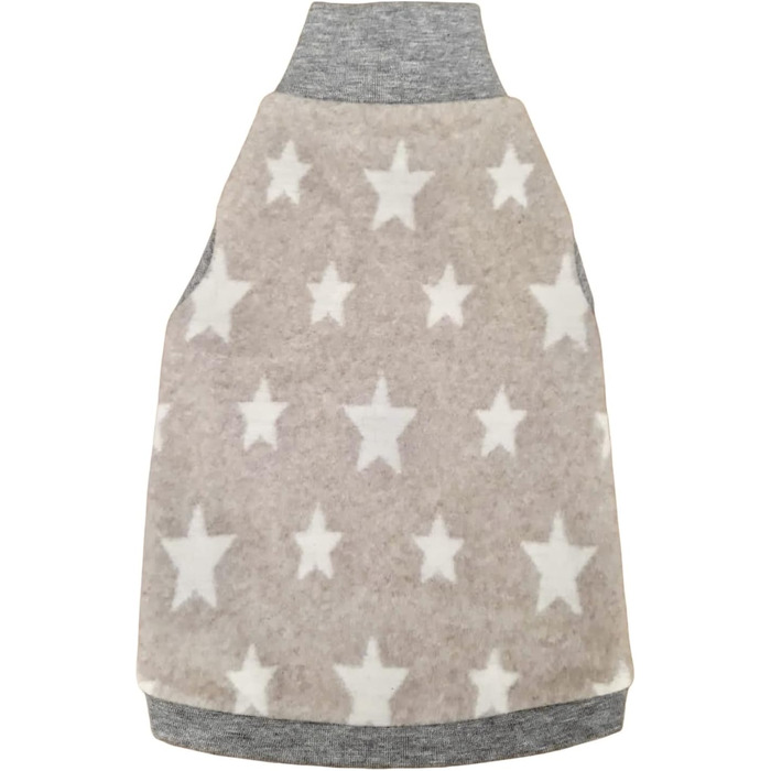 Пуловер для котів без шерсті Kotomoda зірки, теплий фліс, для Sphynx та інших голих порід (M)