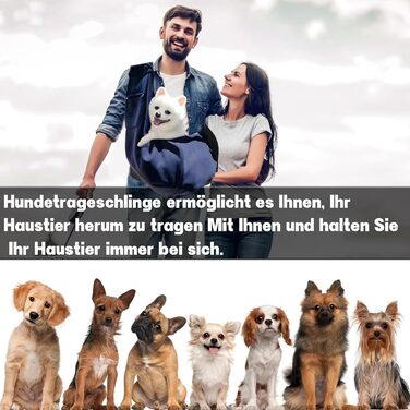 Сумка-кенгуру для собак та котів | Ергономічна сумка-кенгуру для прогулянок | Підходить для маленьких собак та кошенят, блакитна