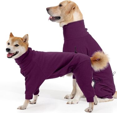 Теплий флісовий халат для собак на зиму, для маленьких та середніх порід, червоний, XXL