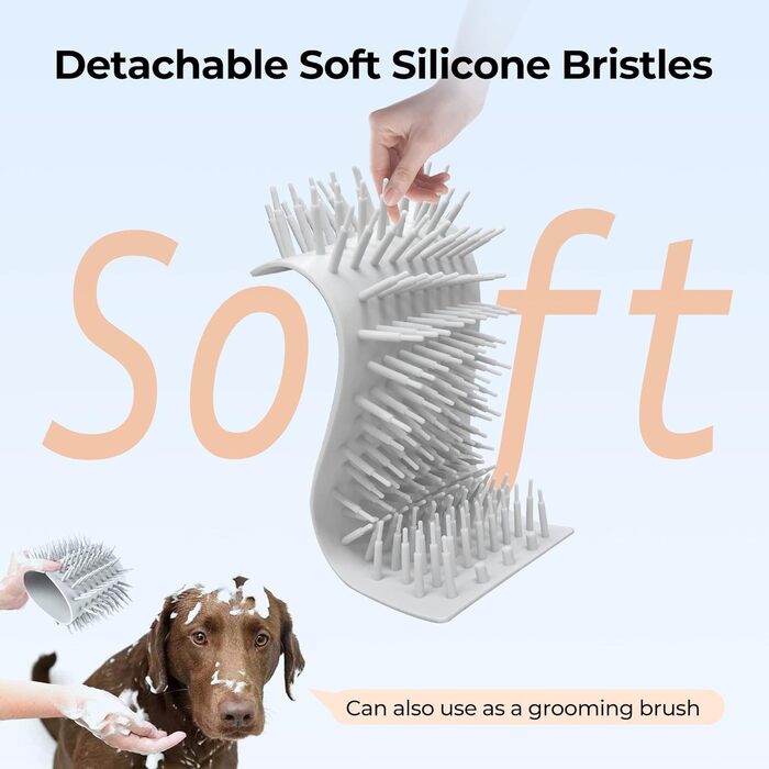 Електричний мийник лап для собак DOGNESS, USB-зарядка, 360°