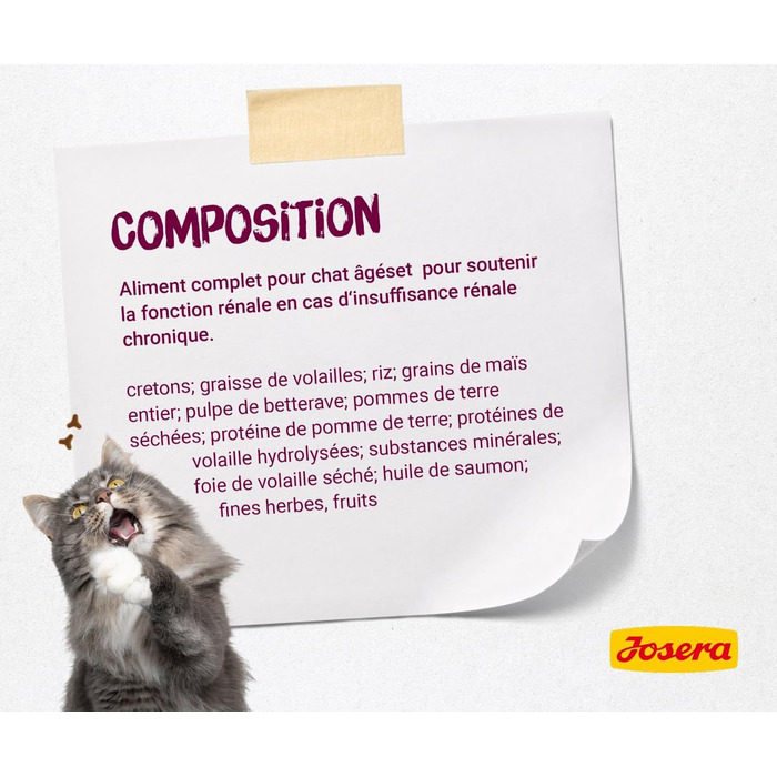 Сухий корм для літніх котів JOSERA Senior, без пшениці, 10 кг