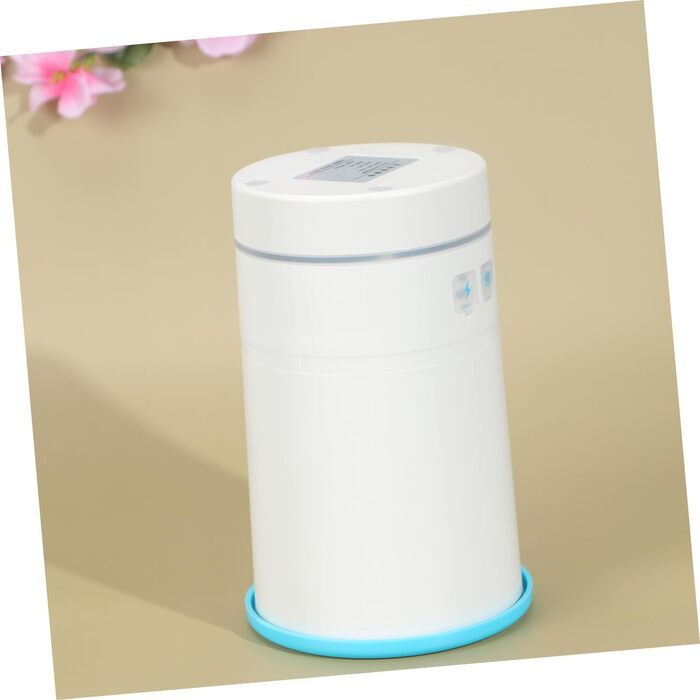 Машина для миття лап тварин Healeved USB, силікон, ротаційна мийка лап для собак і котів, блакитно-білий, 16.4*10.4*2.3 см