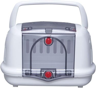 Транспортний бокс для кота Iris Ohyama 36.5L, білий, 48x32x30 см, BPA-free, міцний, легкий, для автомобіля, автобуса, тварин