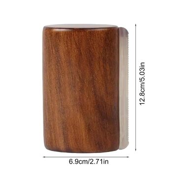 Щітка для видалення шерсті собак та котів з дерев'яною ручкою | Догляд за шерстю для довгошерстих тварин, 12,8 x 6,9 см