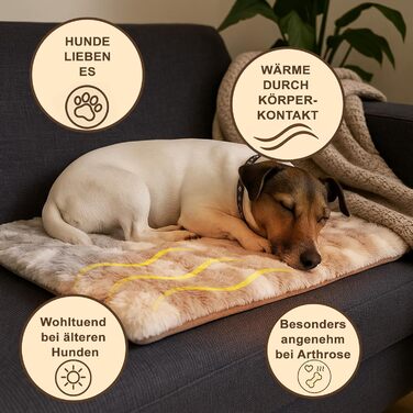 М'яка водонепроникна ковдра для собак, антиковзаюча та пральна - тепла ковдра для маленьких та середніх собак для дивану, авто та лежанки. Small