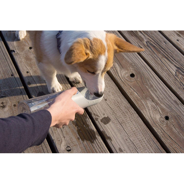 PETKIT Eversweet - Поїлка для собак 400мл, сіра, з PET матеріалу, для прогулянок