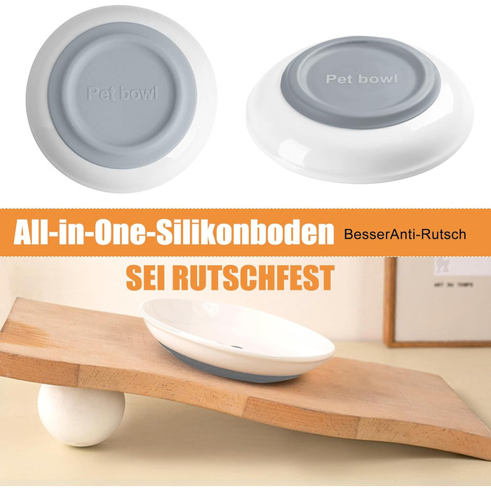 Набір мисок для котів з кераміки (8 шт.) з антиковзким дном, проти втоми вусів, широкі та плоскі миски для кошенят, котів та дрібних тварин