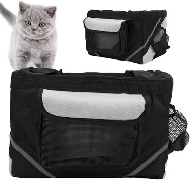 Знімний велосипедний кошик для собак HEEPDD, передня велосипедна сумка, м'який переносник для тварин