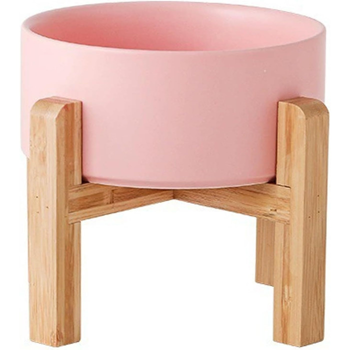 Підвищений миска для собак Petygooing з кераміки, для маленьких та середніх порід, годівниця для собак та води, з підставкою, неслизька гума, для котів та собак, 3.6 л