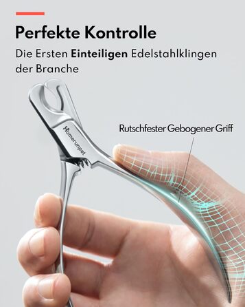 Ножиці для обрізання кігтів котам та дрібним собакам HomeRunPet, з нержавіючої сталі, професійні, безпечні, з антиковзними ручками