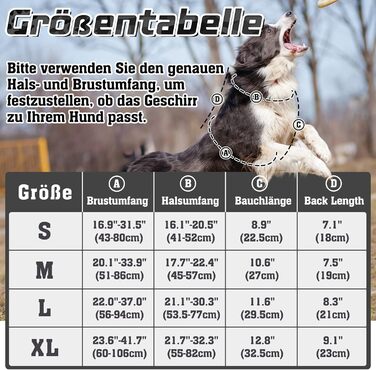 Нагрудник для собак Rabbitgoo, великий, анти-тяга, регульований, з ручками, міцний, тактичний, з металевими пряжками, чорний (L)